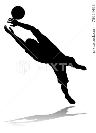 Soccer Football Player Silhouette Soccer Football Player Silhouette 78634498