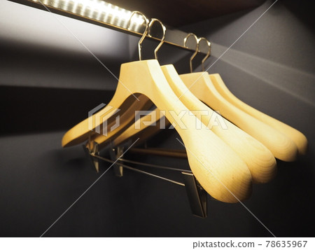 Wooden suit hanger 78635967