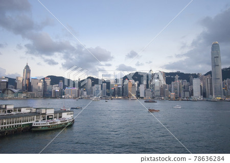 Star Ferry connects Hong Kong Island and Kowloon. 23 June 2006 Star Ferry connects Hong Kong Island and Kowloon. 23 June 2006 78636284