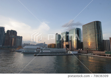 hotels, shopping mall and modern residential buildings in Hong Kong 23 June 2006 78636309