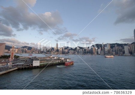 Star Ferry connects Hong Kong Island and Kowloon. 23 June 2006 Star Ferry connects Hong Kong Island and Kowloon. 23 June 2006 78636329