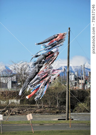 History Funagawa clear stream carp streamer (Taiki-cho, Hokkaido) History Funagawa clear stream carp streamer (Taiki-cho, Hokkaido) 78637146