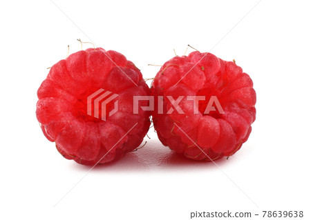 Raspberry isolated on white 78639638