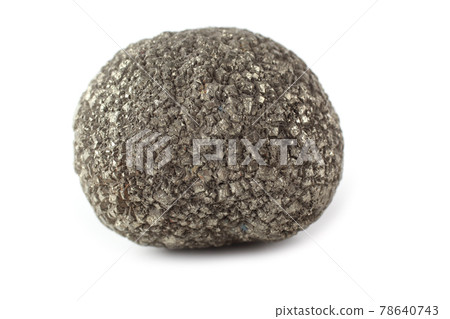 Pyrite (fool's gold) isolated on white (FeS2) Pyrite (fool's gold) isolated on white (FeS2) 78640743