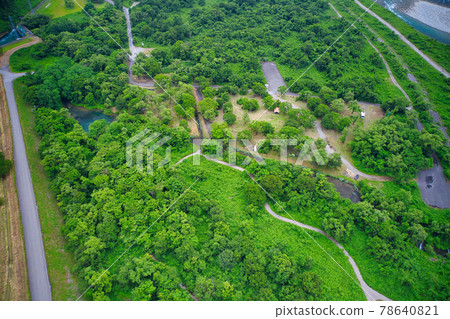 富山縣入善町箱之木自然公園鳥瞰圖 富山縣入善町箱之木自然公園鳥瞰圖 78640821
