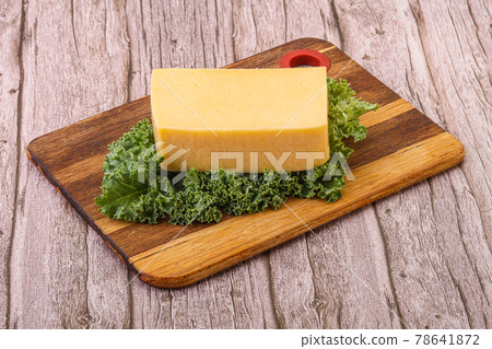 Tasty yelloow Tilsiter cheese brick Tasty yelloow Tilsiter cheese brick 78641872