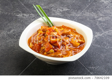 Meat goulash with vegetables Meat goulash with vegetables 78642109