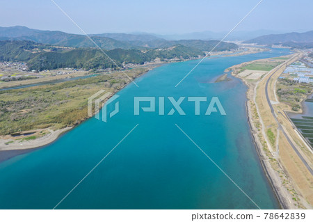Shimanto City, Kochi Prefecture, the most downstream scenery of the Shimanto River 78642839