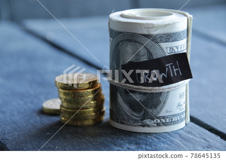 Income growth concept. Money. Successful business idea. 78645135