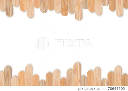 Realistic 3D wooden or plastic sticks. 78645603