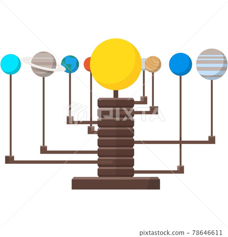Solar system Copernicus desktop model vector illustration Solar system Copernicus desktop model vector illustration 78646611