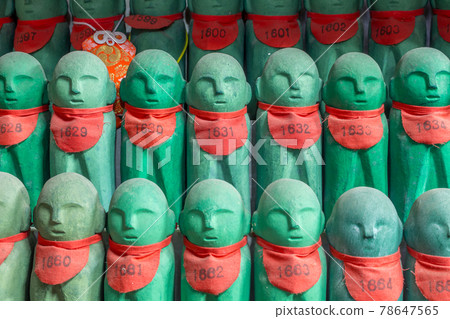 Figures representing souls of dead children, Hanibe, Japan. Figures representing souls of dead children, Hanibe, Japan. 78647565
