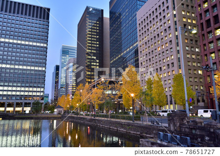 Autumn Tokyo Marunouchi Business District Autumn Tokyo Marunouchi Business District 78651727