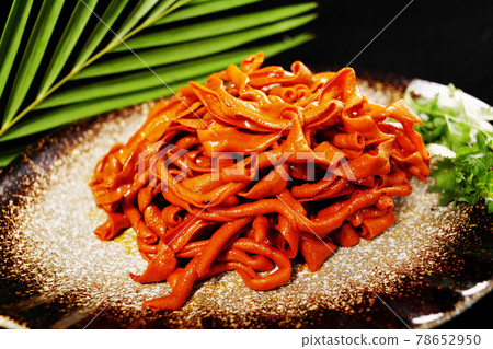 盘中麻辣鸭肠 78652950