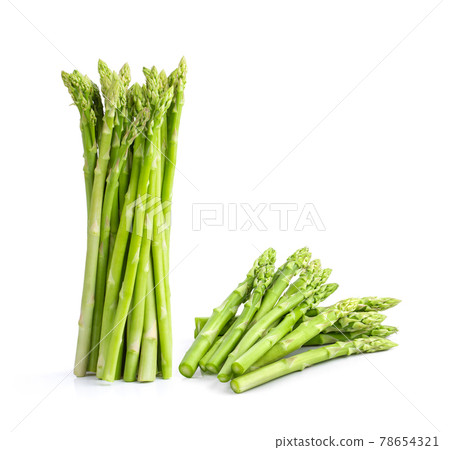 Asparagus isolated on white 78654321