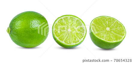 Lime isolated on white Lime isolated on white 78654328