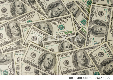 Background of the one hundred dollars bills 78654490