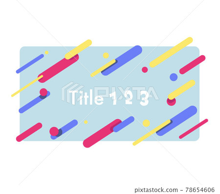 Geometric pattern / banner background that can be used as a title background 78654606