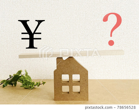Balance stick on household accessories _ Yen mark and question mark included 78656528