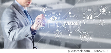 Vision Direction Future Business Inspiration Motivation Concept 78657692