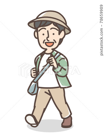 一個高高興興地走路的男人 一個高高興興地走路的男人 78659989