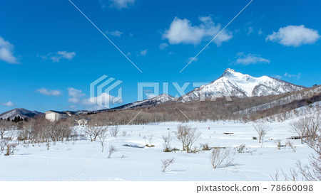 雪道徒步加賀大山的形象 78660098