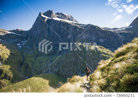 World's Most Beautiful Promenade "Milford Truck" View from Mackinnon Pass | New Zealand Hiking World's Most Beautiful Promenade "Milford Truck" View from Mackinnon Pass | New Zealand Hiking 78660231