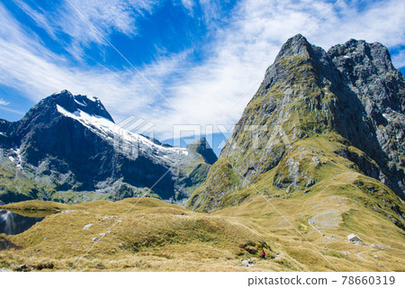 World's Most Beautiful Promenade "Milford Truck" View from Mackinnon Pass | New Zealand Superb Hiking World's Most Beautiful Promenade "Milford Truck" View from Mackinnon Pass | New Zealand Superb Hiking 78660319
