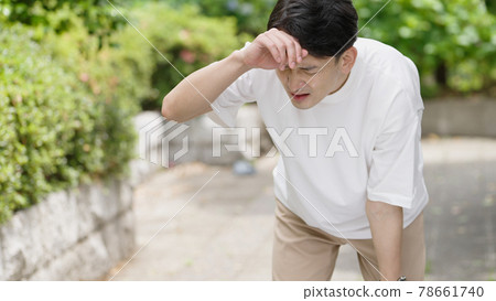Middle man, heat stroke 78661740