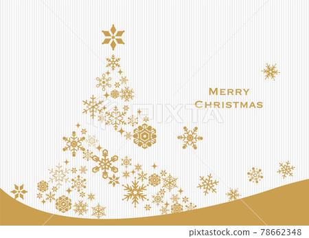 A Christmas tree made of snowflakes. Postcard material. A Christmas tree made of snowflakes. Postcard material. 78662348