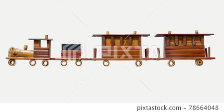 Folk art model locomotive Folk art model locomotive 78664048