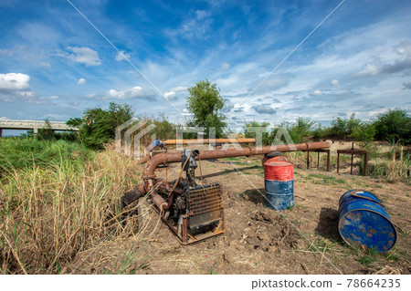 Thailand, Motion, Water Pump, Backgrounds, Canal Thailand, Motion, Water Pump, Backgrounds, Canal 78664235