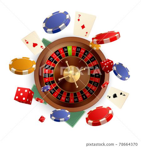 Casino Realistic Background Casino Realistic Background 78664370
