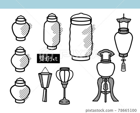 Various lantern sets polka dots Various lantern sets polka dots 78665100