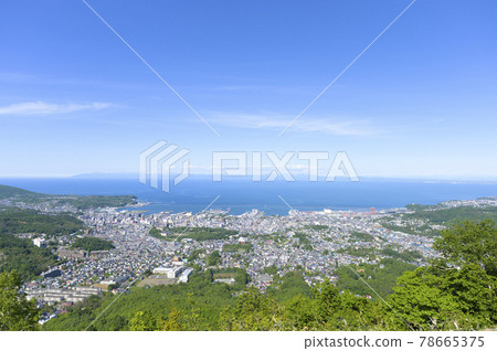 從小樽天狗山眺望(同時拍攝視頻資料) 從小樽天狗山眺望(同時拍攝視頻資料) 78665375