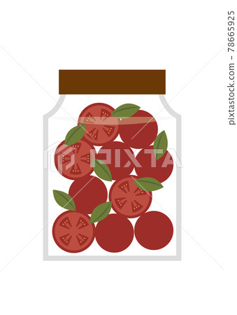醃番茄的插圖 78665925