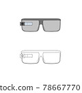 ■ AR glass (line drawing / coloring) 78667770