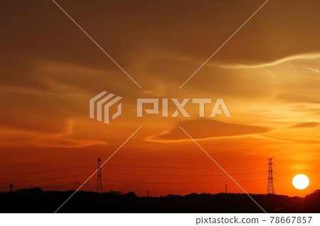 Teganuma的夕陽輝光 78667857