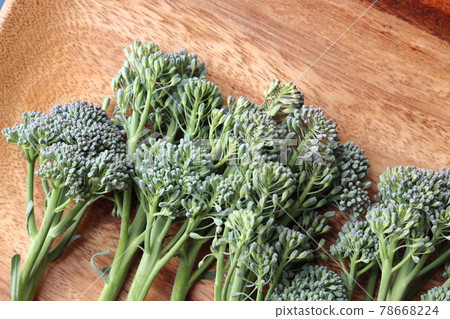 Freshly harvested green broccoli Freshly harvested green broccoli 78668224