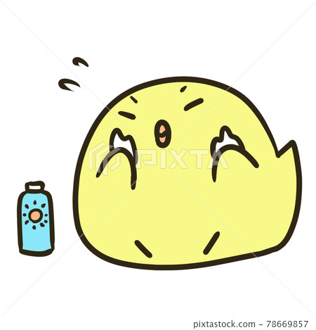 小妞用力塗抹防曬霜 小妞用力塗抹防曬霜 78669857