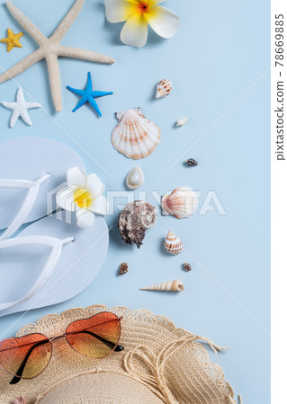 夏天 夏季 海灘 旅遊 背景 Travel to beach in summer 夏休み ビーチ 78669885