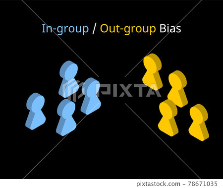 in-group-out-group bias or in-group favoritism is a pattern of favoring members of one in-group over out-group members 78671035