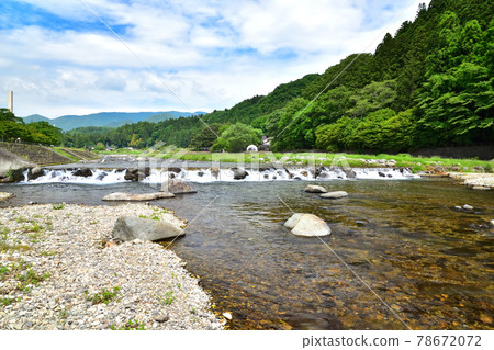 Hoki River flowing through Shiobara Onsen 78672072