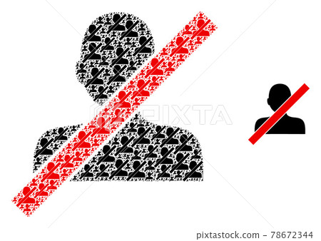 Closed Man Fractal Icon Composition Closed Man Fractal Icon Composition 78672344