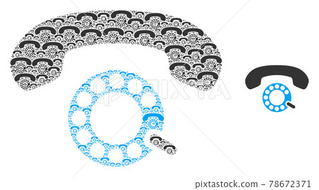 Pulse Dialing Fractal Icon Mosaic Pulse Dialing Fractal Icon Mosaic 78672371