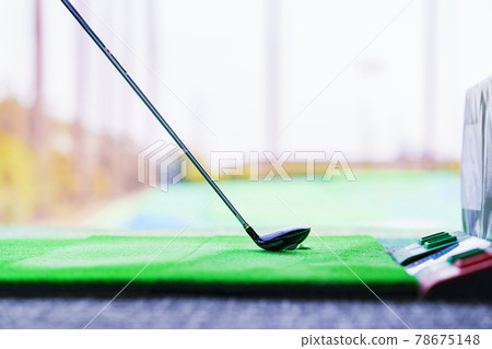 Golf practice golf club golf ball 78675148