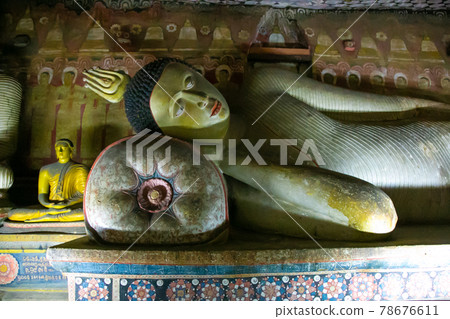 World Heritage Reclining Buddha, Sri Lanka, Dambulla's Golden Temple World Heritage Reclining Buddha, Sri Lanka, Dambulla's Golden Temple 78676611