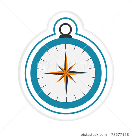 Sticker Compass Tourism Travel Outdoor Activities 78677128