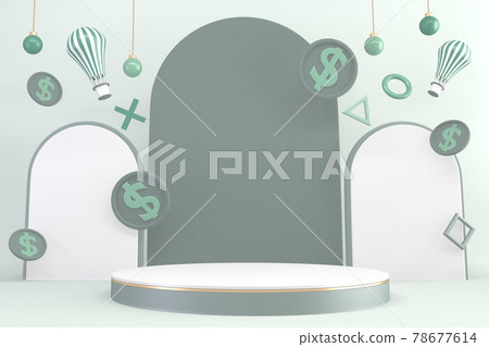Business 3D ,minimalist, mockup business abstract colorful cartoon. 3d rendering Business 3D ,minimalist, mockup business abstract colorful cartoon. 3d rendering 78677614