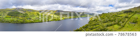 Aerial view of Glencar Lough in Ireland Aerial view of Glencar Lough in Ireland 78678563